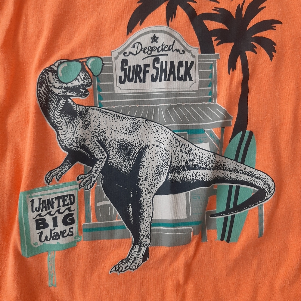 Manguun Surf Shack Dinosaur Tank Top (Youth XL)